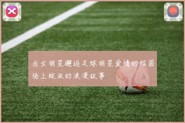 当女明星邂逅足球明星爱情的绿茵场上绽放的浪漫故事