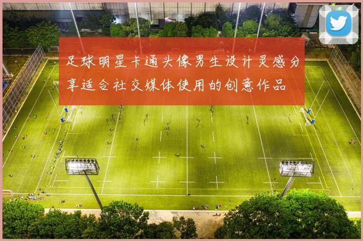 足球明星卡通头像男生设计灵感分享适合社交媒体使用的创意作品