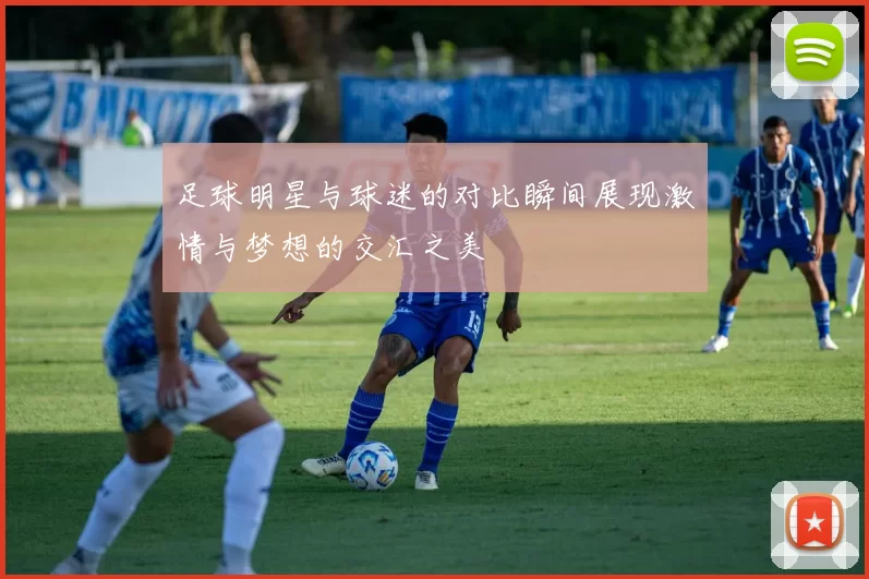 足球明星与球迷的对比瞬间展现激情与梦想的交汇之美