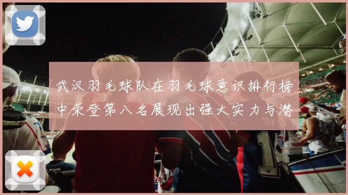 武汉羽毛球队在羽毛球意识排行榜中荣登第八名展现出强大实力与潜力